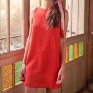Sezane red shift dress size 40